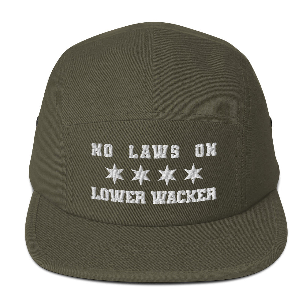 No Laws On Lower Wacker - Five Panel Cap