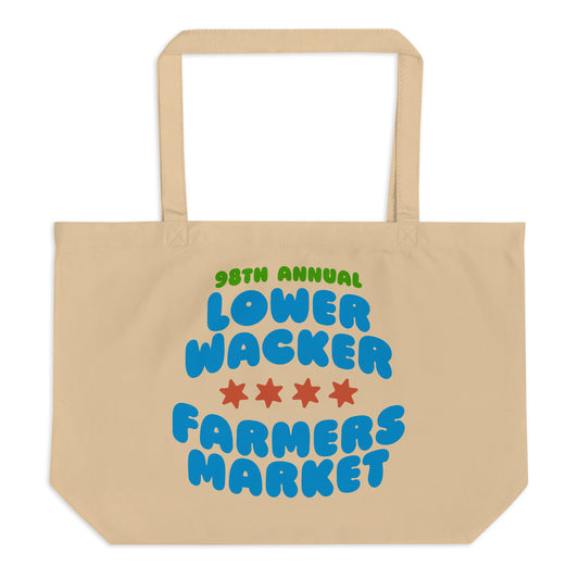 Lower Wacker Farmers Market - Double-sided Large Organic Tote
