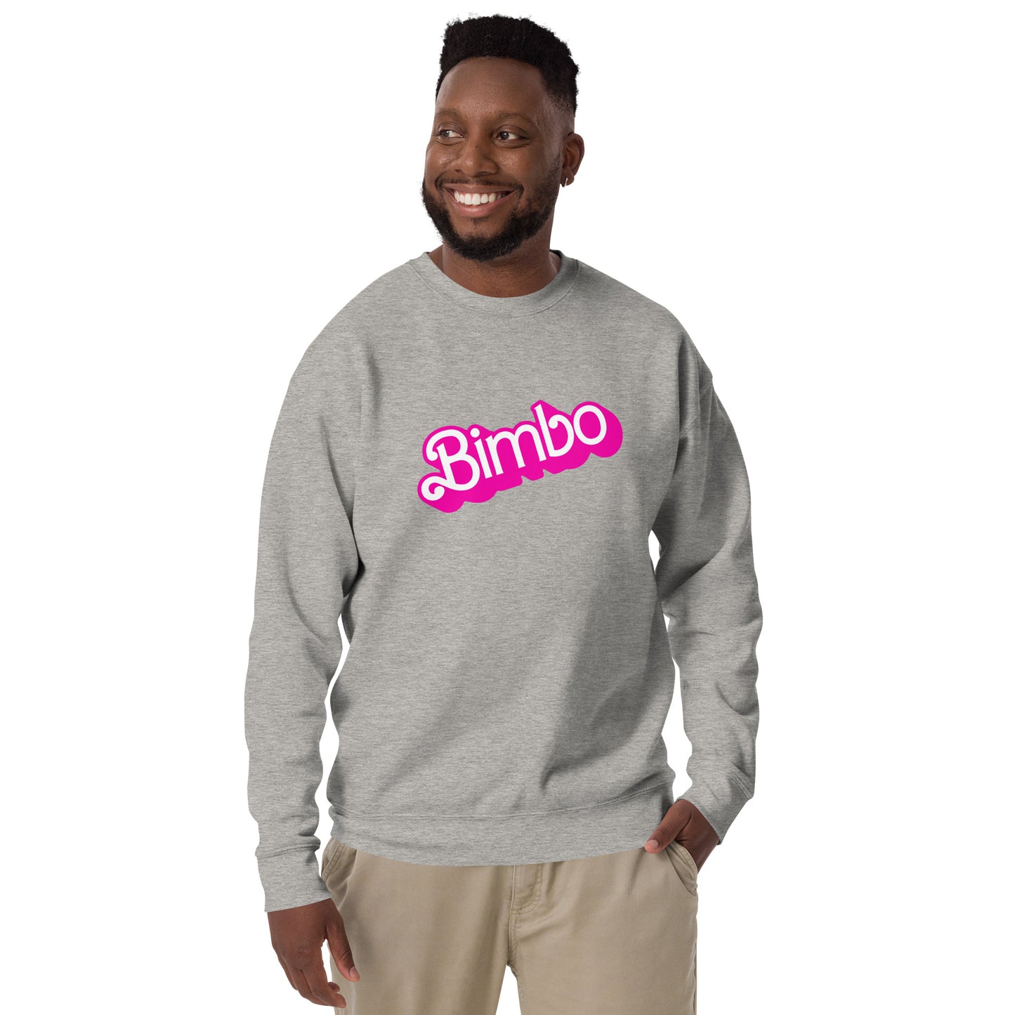 Bimbo - Pink Text Sweatshirt