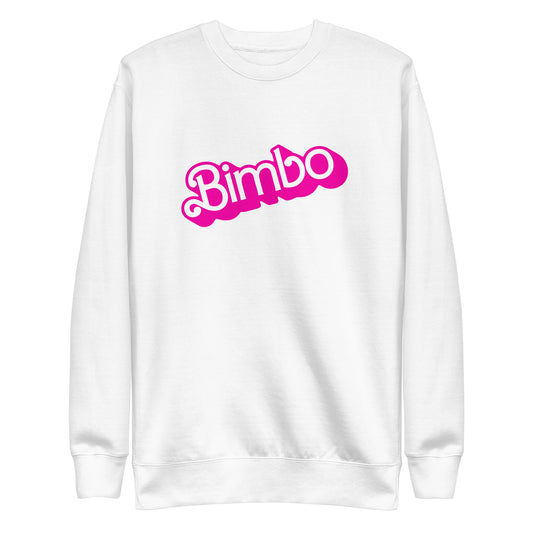Bimbo - Pink Text Sweatshirt
