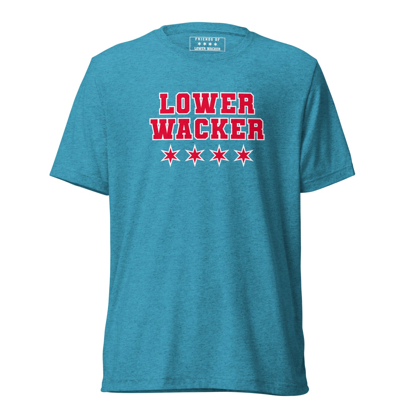 Lower Wacker Highschool - 4 Stars Unisex Triblend T-shirt