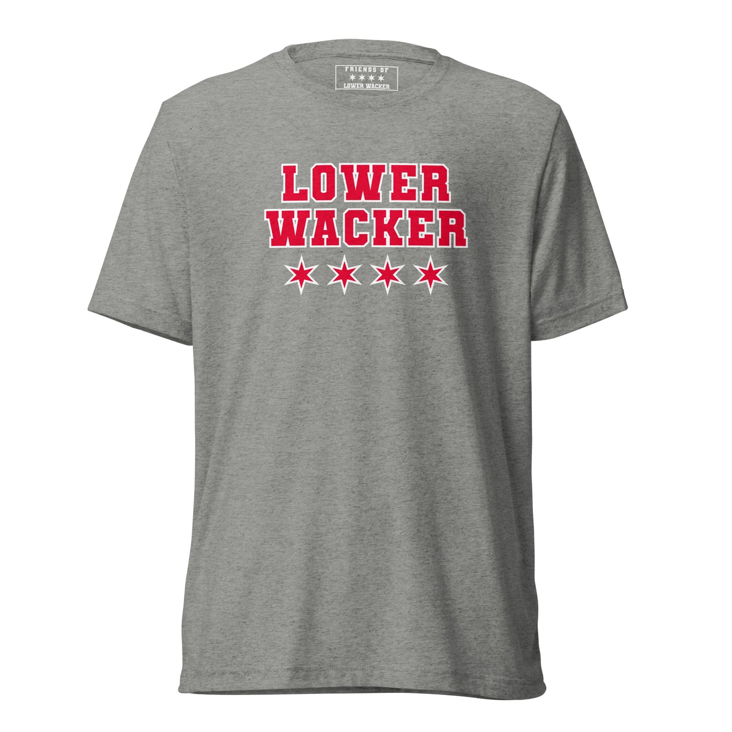 Lower Wacker Highschool - 4 Stars Unisex Triblend T-shirt