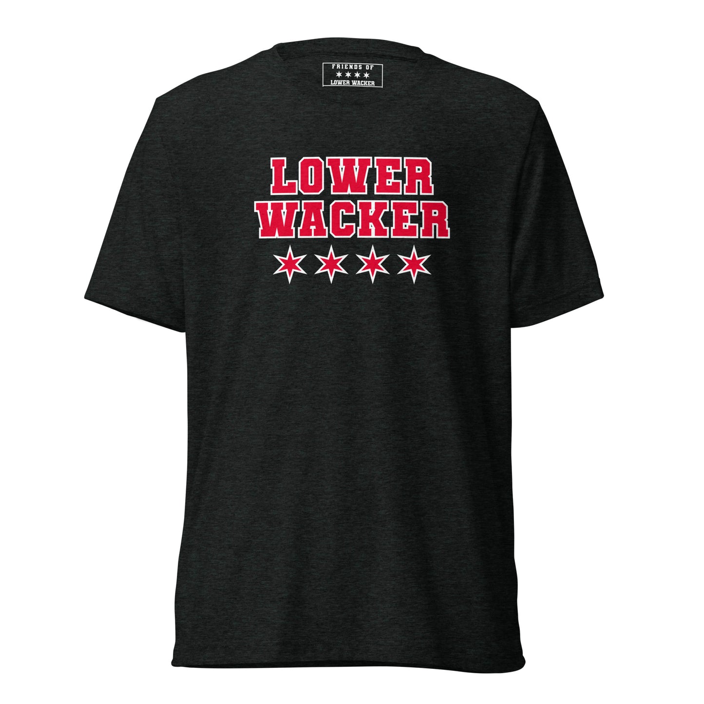 Lower Wacker Highschool - 4 Stars Unisex Triblend T-shirt