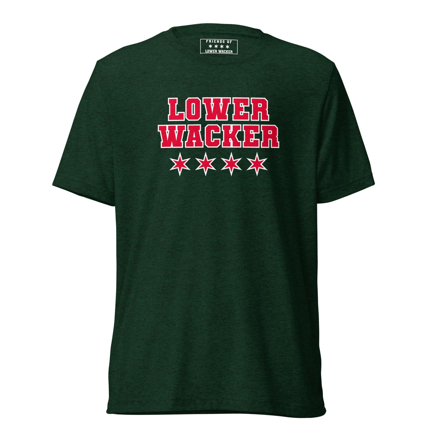 Lower Wacker Highschool - 4 Stars Unisex Triblend T-shirt