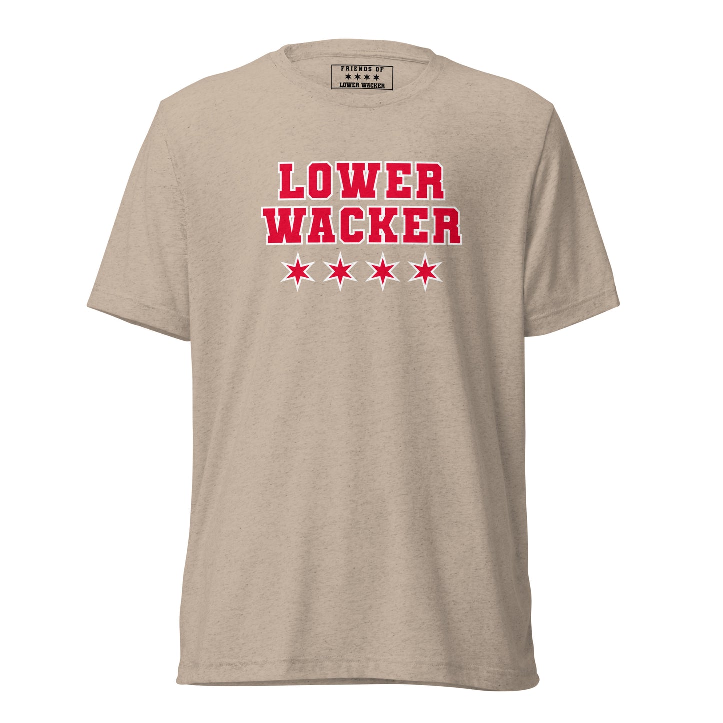 Lower Wacker Highschool - 4 Stars Unisex Triblend T-shirt