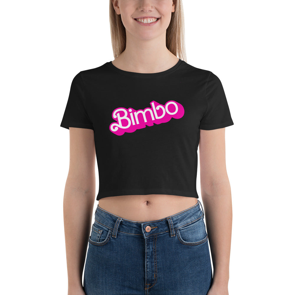 Bimbo - Pink Text Crop