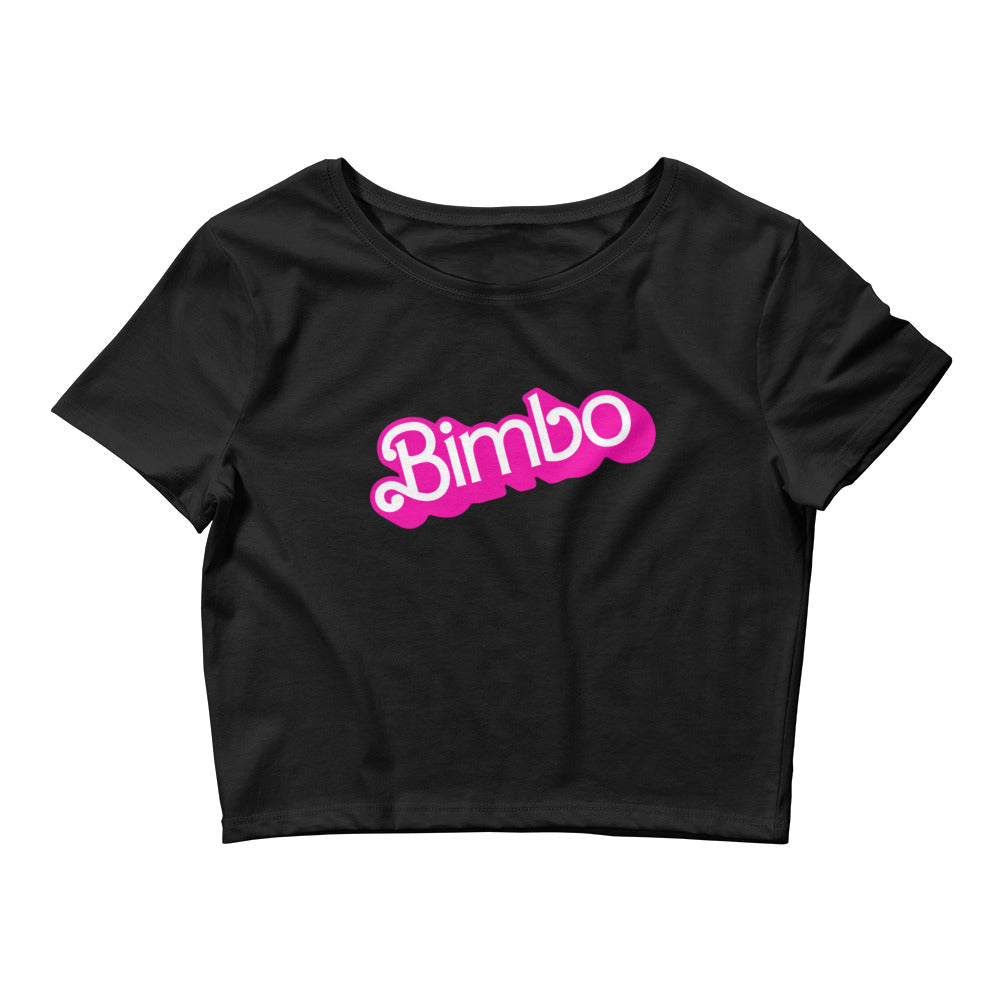 Bimbo - Pink Text Crop