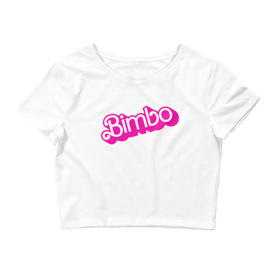 Bimbo - Pink Text Crop