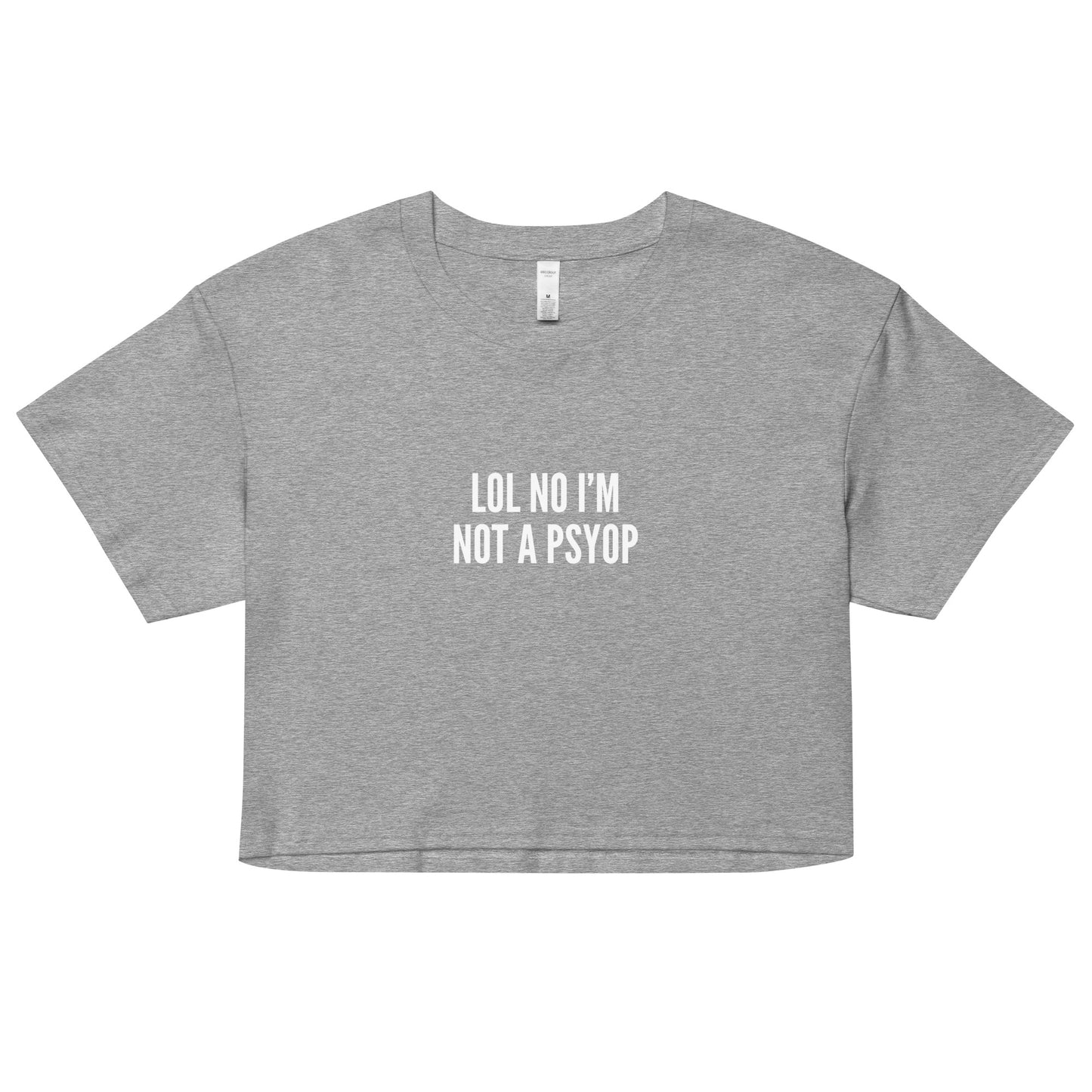 Not a Psyop - Cropped Tee