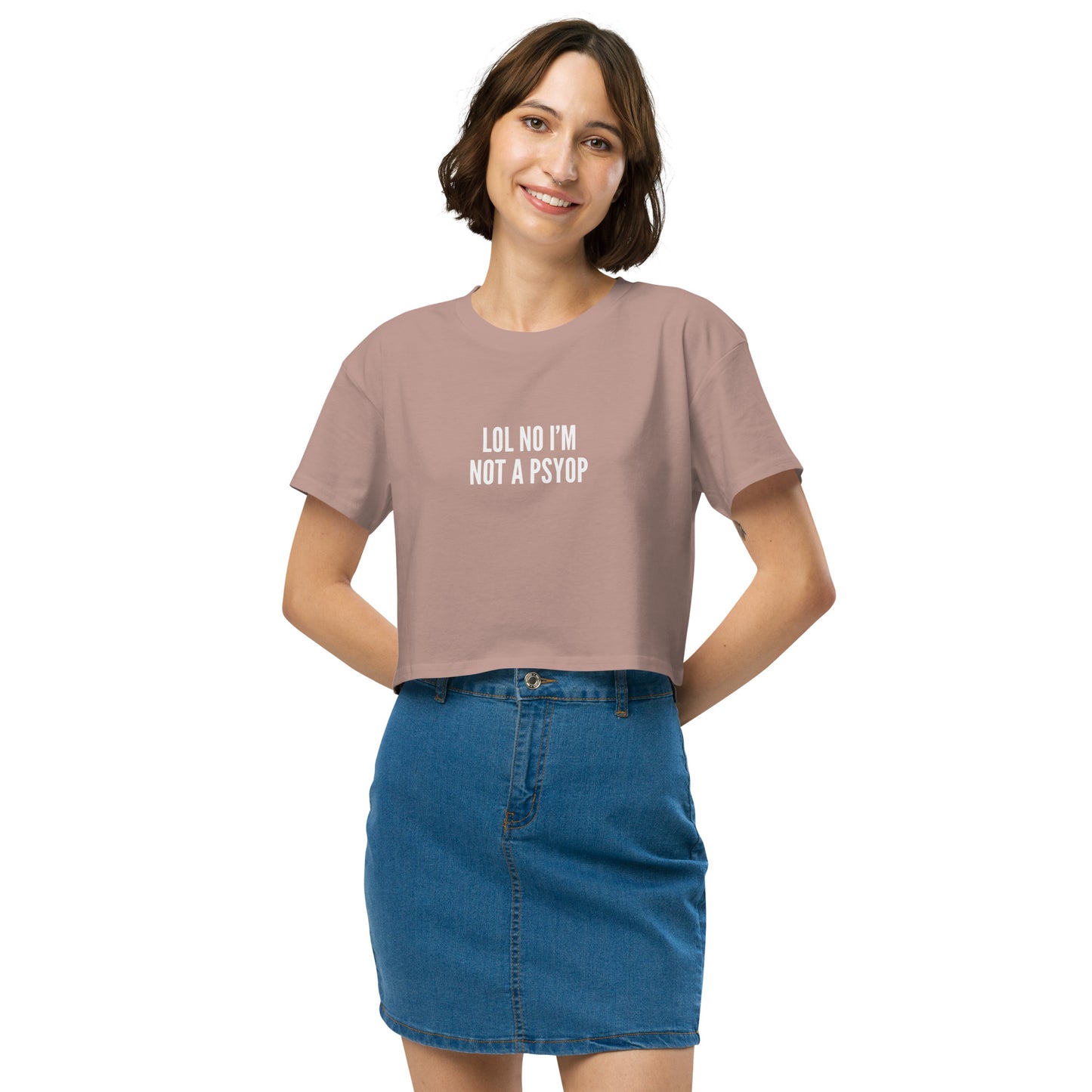 Not a Psyop - Cropped Tee