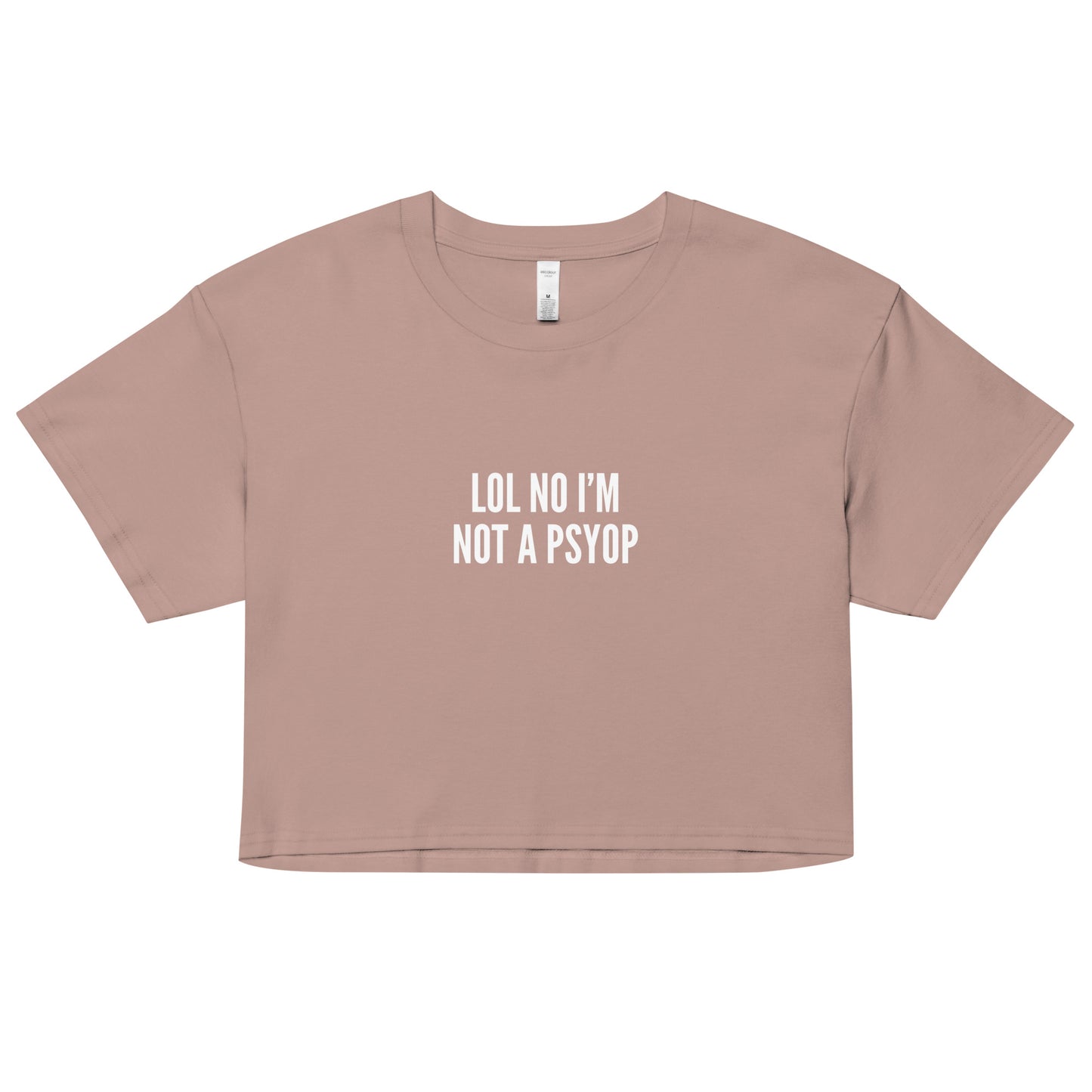 Not a Psyop - Cropped Tee