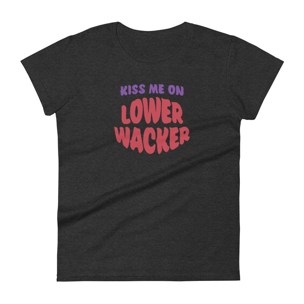 Kiss Me On Lower Wacker - Fitted Baby Short Sleeve T-shirt