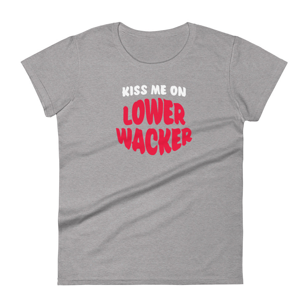 Kiss Me On Lower Wacker - Fitted Baby Short Sleeve T-shirt