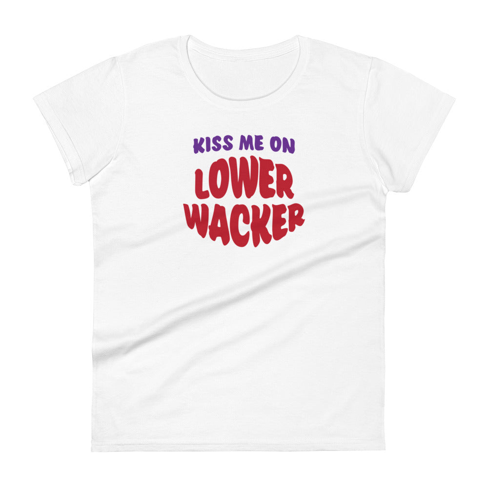 Kiss Me On Lower Wacker - Fitted Baby Short Sleeve T-shirt